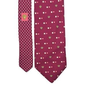 Versace Apple Pattern Tie